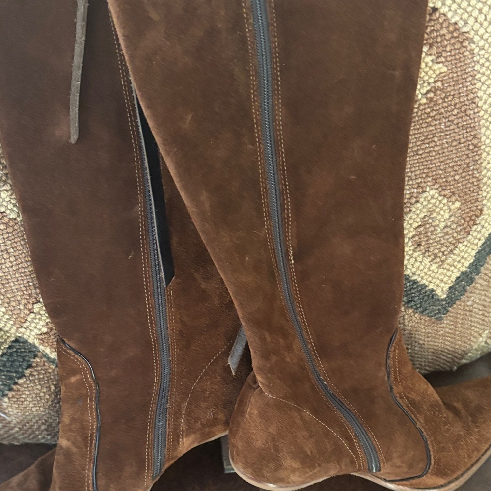 COACH Brown Suede Boots - Picture 8 of 15